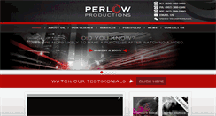 Desktop Screenshot of perlowproductions.com